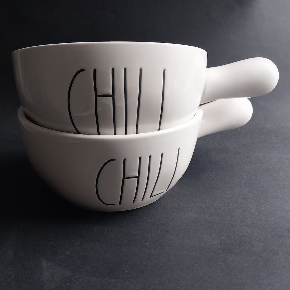 Rae Dunn Chili Bowls w/ Handles Artisan Collection
